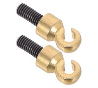 Toddmomy Grandfather Clock Weight Hooks 2pcs Metal M5 Shell Replacement for Vintage Pendulum Clock Mechanism Maintenance