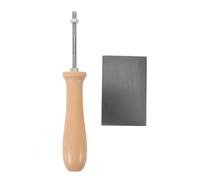 Toddmomy Graphite Mold for Metal Casting and Refining with Wood Handle High Precision and Thermal Stability Ingot Mold Suitable for Glass and Silver in Art Studios