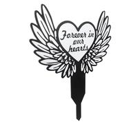 Toddmomy Grave Cross Stake Memorial Sign Acrylic Cross Garden Stake for Cemetery Decoration Lightweight Remembrance Marker for Loved Gardens and Graves