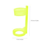 Toddmomy Green Plastic Holder Bracket with Screws for Secure Wall Mounting Car Mount for Extinguishers Easy Installation Emergency Fixation Support