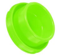 Toddmomy Green Plastic Pet Feeding Bowl for Puppy and Cat with High Wear Resistance and Smooth Surface, Anti-ant Design, Circle Shape Suitable for Small Breeds like Chihuahua, Practical