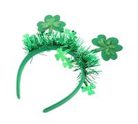 Toddmomy Green Shamrock Headband Lightweight Comfortable Irish Hair Accessories for Women St Patrick's Day Festival Parties Weddings Celebration