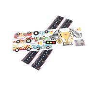 Toddmomy Growth Chart Wall Stickers PVC Self Adhesive Height Ruler for Nursery and Living Room Durable Removable Measurement Stickers with Cartoon Car Design for Recording Development