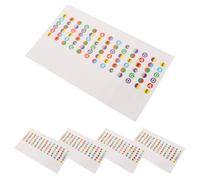 Toddmomy Guitar Fretboard Stickers 5pcs Paper Note Labels for Beginner Musicians and Visible Markings, Ukulele Accessories for Learning and Practicing Guitar Fretboard