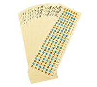 Toddmomy Guitar to Fretboard for Beginners Note Not 20pcs Stickers Decals Easy Peel and Fall off Pvc for Folk Guitar and Acoustic Fingerboard Practice