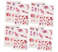 Toddmomy Halloween Fake Wound Stickers 16 Sheets Realistic Scar Bruise Tattoo Decals for Zombie Makeup Party Cosplay and April Fools Pranks