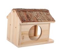 Toddmomy Hamster Cabin Coop outside Chinchilla House Door Hamster Cage Hideout Gate Kennel Hamster Shelter Ferret Pet Rat Cage Hamster Fence Guinea Pig Dog Cage Traps Plush Wooden