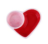 Toddmomy Hamster Feeding Bowl Double Bowl Ceramic Large Capacity Easy to Clean for Small Pets