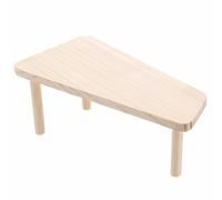 Toddmomy Hamster Platform Wooden Table Hamster Exercise and Promotes Fun Wood Multi-functional Two-level Support Platform for Playing and Adventuring Small Pets