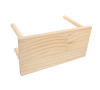Toddmomy Hamster Play Platform Wooden Multi-functional Cage Shelf for Hamsters Squirrels and Gerbils Habitat and Promotes Activity Height Support