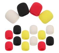 Toddmomy Handheld Microphone Windscreen Foam Covers with Comfortable Grip 20pcs Noise Reduction Pop Filter Microphone Accessory and Sound Accuracy for Voiceovers and Stage Hosting