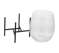 Toddmomy Handmade Iron Art Flower Vase Glass Planter Minimalist Japanese Propagation Station for Weddings Centerpieces and Floral Arrangements Unique Home Decor
