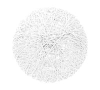 Toddmomy Handwoven Rattan Round Ceiling Light Shade Soft Warm Glow Lampshade for Pendant and Table Lamps Natural Boho Lighting Fixture for Living Bedroom Dining Cafe