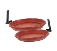 Toddmomy Hanging Bird Feeder for outside Design Garden Bird Feeder Supplies Container Use As Parrot Feeding Box Deck Railing