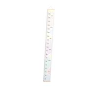Toddmomy Hanging Height Ruler for Kid Bedroom Nursery, Simple and Modern Wall Hanging Growth Chart Made of Wood Canvas, Easy to Install and Remove Measuring Ruler Decor for Style