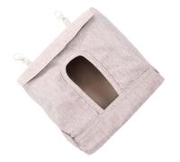 Toddmomy Hanging Slow Feeder Bag for Rabbits and Guinea Pigs Durable Breathable Cloth Small Animal Food Dispenser with Chain Suitable for Bunny Hamsters Chinchillas Cage and Feeding