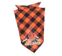 Toddmomy Happy Halloween Festival Pet Bandana for Dogs and Cats Breathable Decorative Scarf Night Glow Design for Parties and Outings Dog Accessory