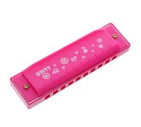 Toddmomy Harmonica for Beginners Play Early Education Mouth Organ in Rose Red Fun Musical Instrument for Boosts Cognitive Skills and Musical Exploration