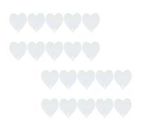 Toddmomy Heart Design Wall Hooks Stainless Steel Self-Adhesive No Trace Hooks Decorative for Bathroom and Home Use 20 Pieces