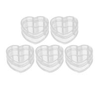 Toddmomy Heart Shape Boxes 5pcs Containers for Chocolates and Jewelry Suitable for Parties and Gifts