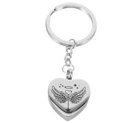 Toddmomy Heart-shaped Urn Keychain for Pet Ashes Memorial Keepsake Pendant for Remembering Beloved Animals Stylish Ash Holder