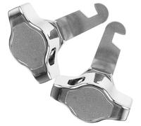 Toddmomy Heavy Duty Cabinet Lock No Keys 2Pcs Metal Cam for Wardrobe File Cabinet and Student Locker Security