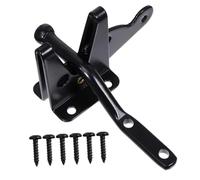 Toddmomy Heavy Duty Gate Latch with Automatic Gravity Locking for Wooden and Metal Fences Outdoor Self-Closing Gate Closer for Garden Shed and Side Doors