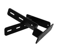 Toddmomy Heavy-Duty Matte Black Pegboard Table Fixing Brackets, 2pcs Set Metal Desktop Support for Pegboard Panel Desk Mounting and Home Storage Organizer