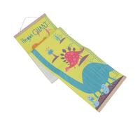 Toddmomy Height Wall Chart Removable Height Measurement Ruler Durable Canvas Growth Chart for Playful Design for Nursery Bedroom from Birth to Adulthood