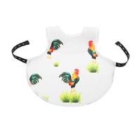 Toddmomy Hen Saddle with Elastic Band Chicken Back Protector for Hens Decorative Poultry Vest for All Plumage Protection for Chicken Keepers