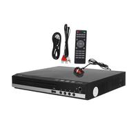 Toddmomy High-resolution Home Dvd Player Multi-format Support Mini CD Vcd Player User-friendly Interface Quick Setup Family Entertainment Plug