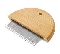 Toddmomy Horse Grooming Brush and Deshedding Tool Wooden Horse Hair Remover Scraper for Stable Use Efficient Cleaning and Sweat