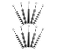 Toddmomy Hydraulic Lid Closer Piston for Kitchen Garbage Can - 10pcs Stainless Steel Trash Can Damper with Soft Close Mechanism for Quiet Lid Operation