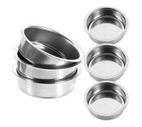 Toddmomy Incense Burner Replacement Dish Elegant Middle Eastern Design 6pcs with Stainless Steel Versatile Censer Holder Silver Metal Plate for Aromatherapy for Office and Home Use