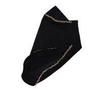 Toddmomy Indonesian Base Headscarf Muslim Hijab Headscarf Gold Thread Border for Hijab Wearers Head Covering during Prayer Muslim Scarf for Women Girls