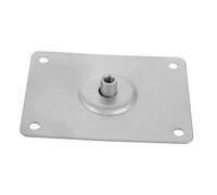 Toddmomy Industrial Grade Silver Mounting Plate for Drum Stand Legs Heavy Duty Metal Flat Plate Compatible with Percussion Instruments Adjustable Height Support for Reliable Drum Practice