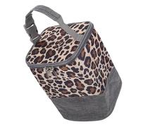 Toddmomy Insulated Bottle Storage Bag with Carrying Handle Practical and Durable Portable Thermal Bottle Bag for Travel Multi Functional Leopard Print Design