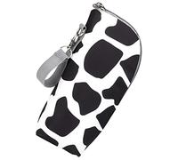 Toddmomy Insulated Milk Bottle Storage Bag with Zipper Portable Thermal Beverage Carrier for Feeding Bottles Durable Leak Cooler Pouch with Handle for Travel Hiking Shopping Leopard Print