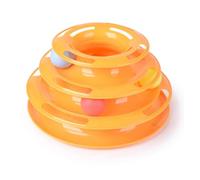 Toddmomy Interactive Cat Ball with Three Layers, Safe Pp Material for Cats and Dogs, Keeps Teeth and Gums Clean and Healthy, Gift for Your Pet