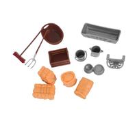 Toddmomy Interactive Farm Playset for Farm Set with Barn Feed Accessories Tools Realistic Miniature Props for Imaginative Role Playing Fun