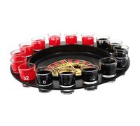 Toddmomy Interactive Shot Roulette Barware Carousel Fun Party Game Set Drinking Game Props