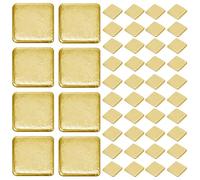 Toddmomy Jewelry Solder Chips 150 Pcs Gold-Plated Copper 2x2 mm Tiny Precut Chips for DIY Jewelry Making and Repair
