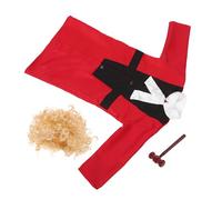 Toddmomy Judge Costume with Wig Role Play Outfit for Halloween Party and Stage Performance Career Exploration Dress-up