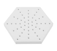 Toddmomy Kiln Support Mat Mullite Ceramic Pottery Tools White 4Pcs Set High Temperature Resistant Refractory Mat for Pottery Firing