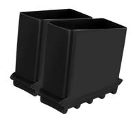 Toddmomy Ladder Safety Feet 2Pcs Rubber Foot Covers Anti-Slip Thickened Pads for Step and Extension Ladders for Construction and Household Use