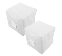 Toddmomy Lantern Decor 2pcs White Square Paper Lanterns 23x20x20cm Hanging Lampshades for Shower Classroom Festival