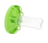 Toddmomy Large Capacity Poultry Feeder with Holes for Quail and Chicken, Plastic Feeding Bowl Container with Waste-reducing Design and Easy to Clean Feature, for Home Quail Raising