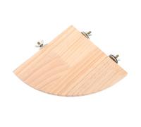 Toddmomy Large Fan Shaped Parrot Perch Platform Durable Bird Stand for Budgies Cockatiels Conures and Macaws Cage for Climbing and Chewing Enhances Activity and Engagement