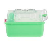 Toddmomy Large Portable Green Hamster Cage with Panoramic Skylight, Small Pet House for Guinea Pig, Chinchilla and Rat, Suitable for Travel and Indoor Use