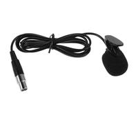Toddmomy Lavalier Lapel Microphone - 59 Inch Unidirectional Condenser Mic - Clip-On Mic with 3Pin XLR Female Plug For Vlogging Interviews Singing Podcasts